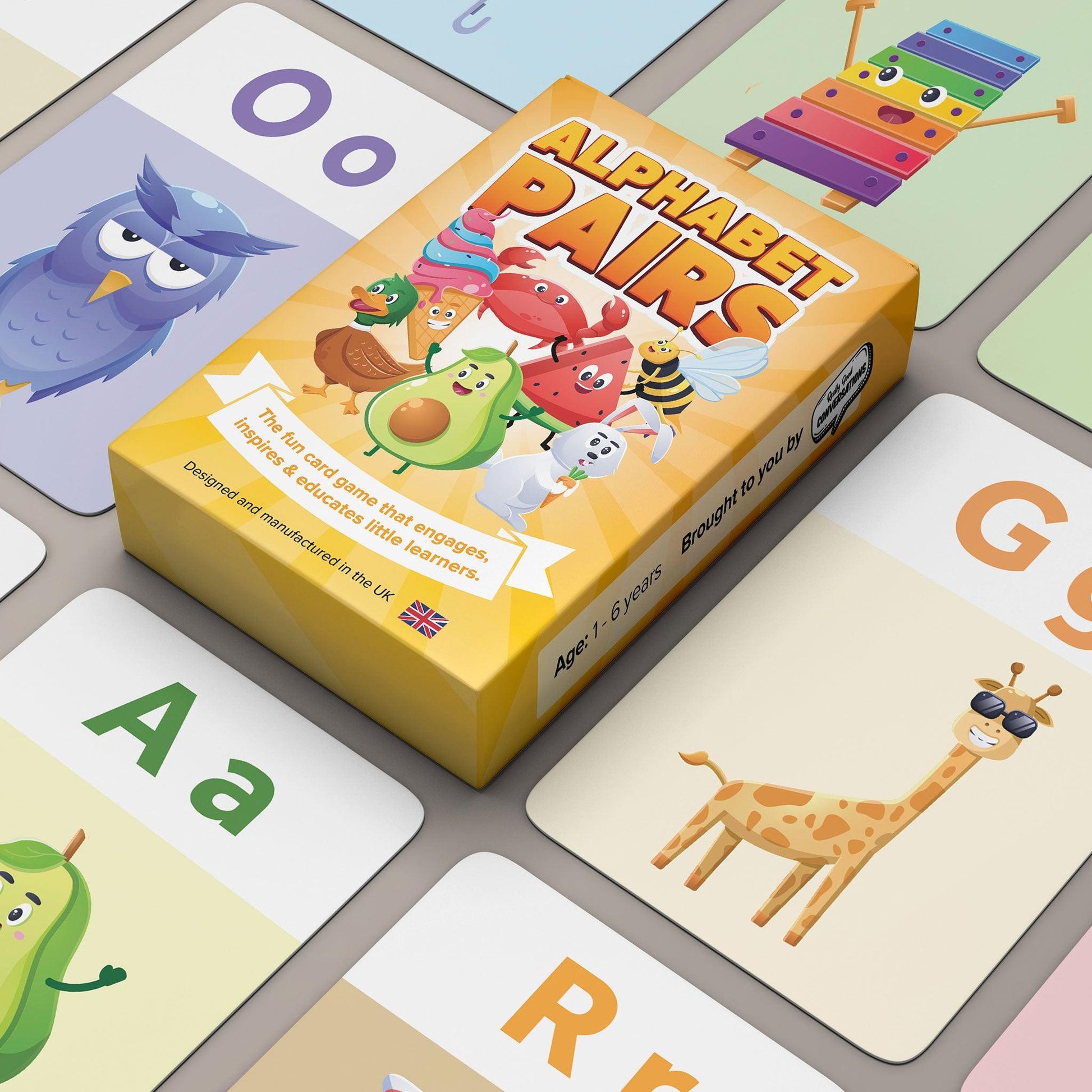 Alphabet Pairs Game for Little Learners - ReallyGoodConversations